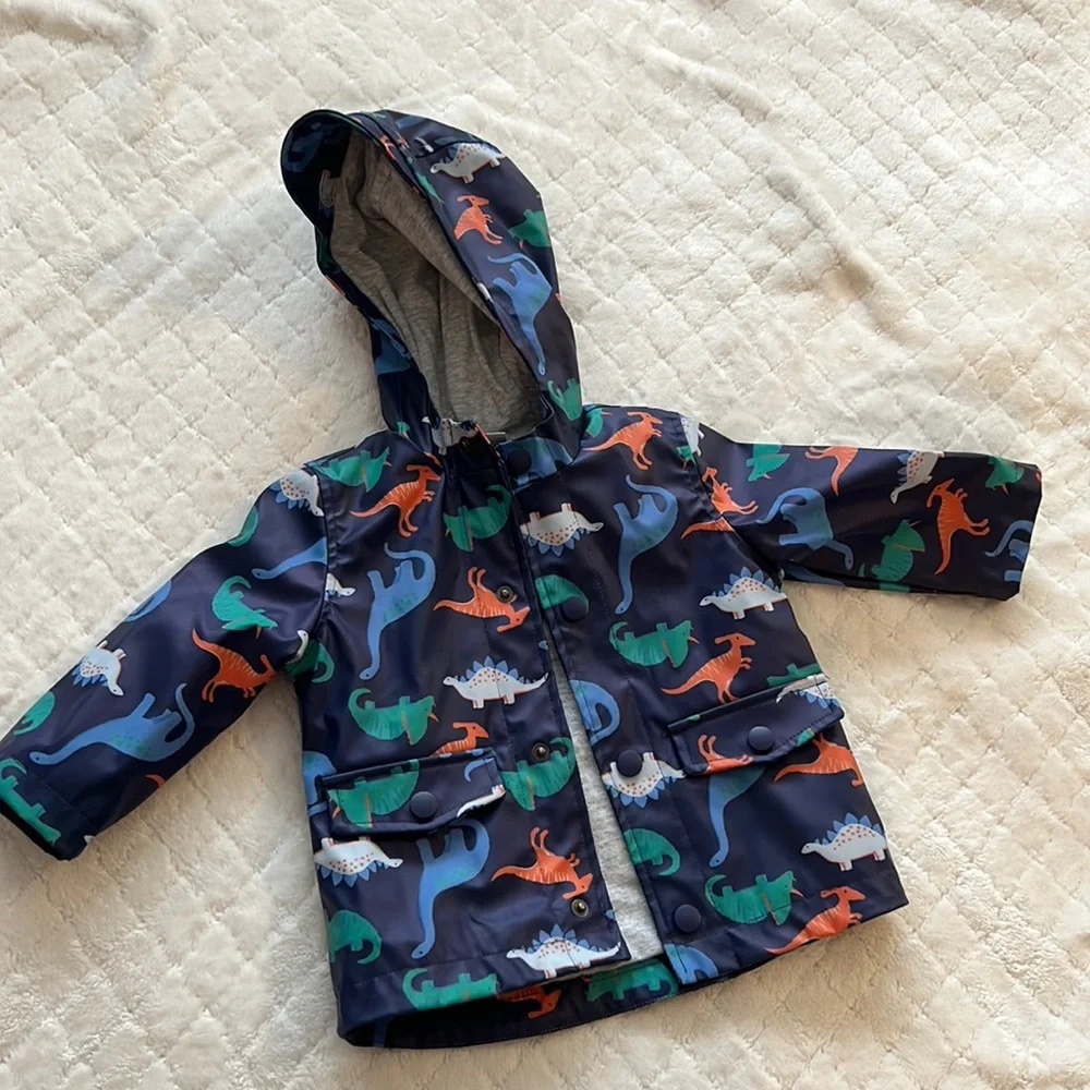 12m boys Dino Raincoat